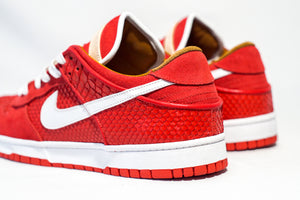 Custom "Red Python" Nike Dunk Low