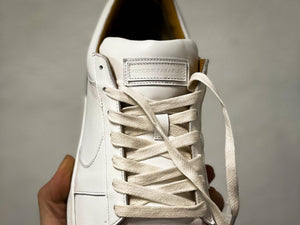 White Leather Slingshot Sneaker